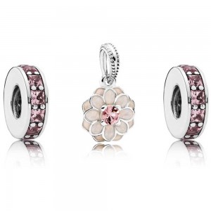 Pandora Charm-Dahlia Floral Outlet