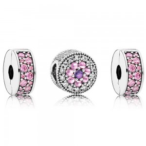 Pandora Charm-Dazzling Floral Floral Outlet