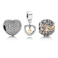 Pandora Charm-Delicate Hearts Love Outlet Pandora Charm-Delicate Hearts Love Outlet