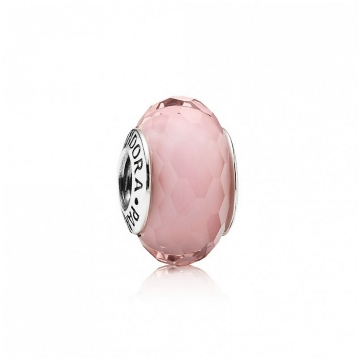 Pandora Charm-Fascinating Pink-Murano Glass Outlet