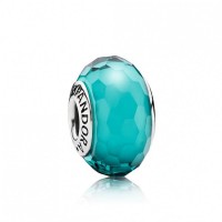 Pandora Charm-Fascinating Teal-Murano Glass Outlet Pandora Charm-Fascinating Teal-Murano Glass Outlet