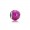 Pandora Charm-Geometric Facets-Synthetic Ruby Outlet