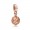 Pandora Charm-Harmonious Hearts Dangle-Rose Outlet