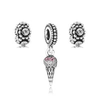 Pandora Charm-Ice Cream Food-Pave CZ-Sterling Silver Outlet Pandora Charm-Ice Cream Food-Pave CZ-Sterling Silver Outlet
