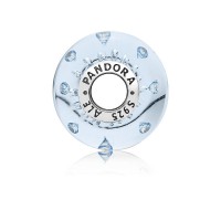 Pandora Charm-Ice Drops Murano Glass-Blue CZ Outlet Pandora Charm-Ice Drops Murano Glass-Blue CZ Outlet