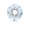 Pandora Charm-Ice Drops Murano Glass-Blue CZ Outlet
