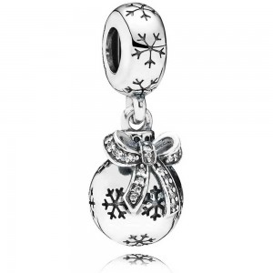Pandora Charm-Iridescent Christmas Bauble Christmas Outlet