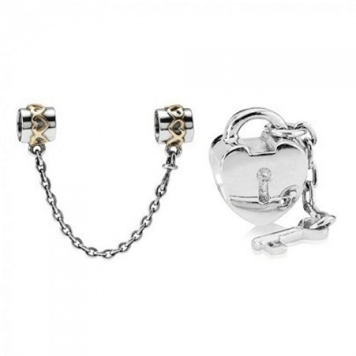 Pandora Charm-Love Unchained Keys-Silver Outlet