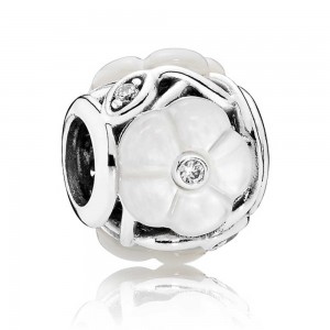 Pandora Charm-Luminous Floral Floral-Pave CZ Outlet