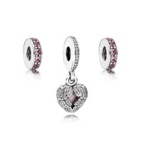 Pandora Charm-Majestic Flight Angels-Pave CZ Outlet