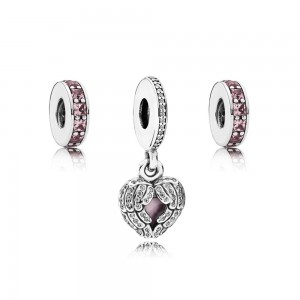 Pandora Charm-Majestic Flight Angels-Pave CZ Outlet