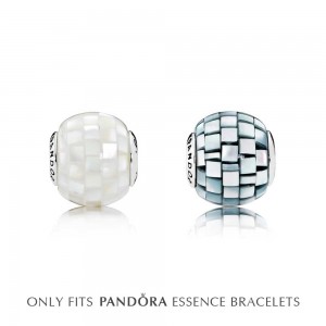 Pandora Charm-Mosaic-Pave CZ-Mother Of Pearl Outlet