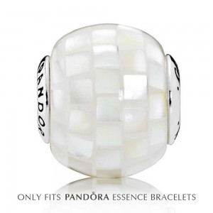 Pandora Charm-Mosaic-Pave CZ-Mother Of Pearl Outlet