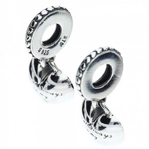 Pandora Charm-Mother And Daughter Hearts Family G Outlet