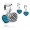 Pandora Charm-Mother And Son Heart Blue Family-Enamel Outlet