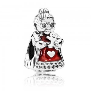 Pandora Charm-Mr And Mrs Claus Christmas-Pave CZ Outlet