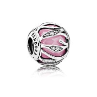 Pandora Charm-Nature's Radiance-Pink Clear CZ Outlet Pandora Charm-Nature's Radiance-Pink Clear CZ Outlet