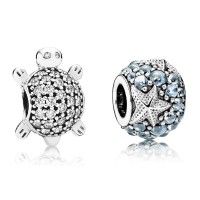 Pandora Charm-Oceanic Turtle Animal-Silver Outlet Pandora Charm-Oceanic Turtle Animal-Silver Outlet