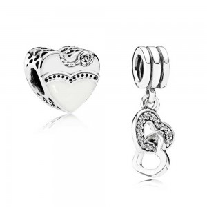 Pandora Charm-Our Special Day Wedding-Pave CZ Outlet