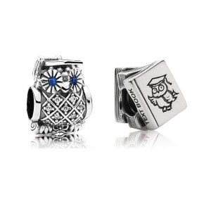 Pandora Charm-Owl Of Wisdom Celebration-Pave CZ Outlet