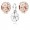 Pandora Charm-Primrose Floral-Pave CZ-Rose Gold Outlet