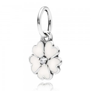 Pandora Charm-Primrose Floral-Pave CZ-Rose Gold Outlet