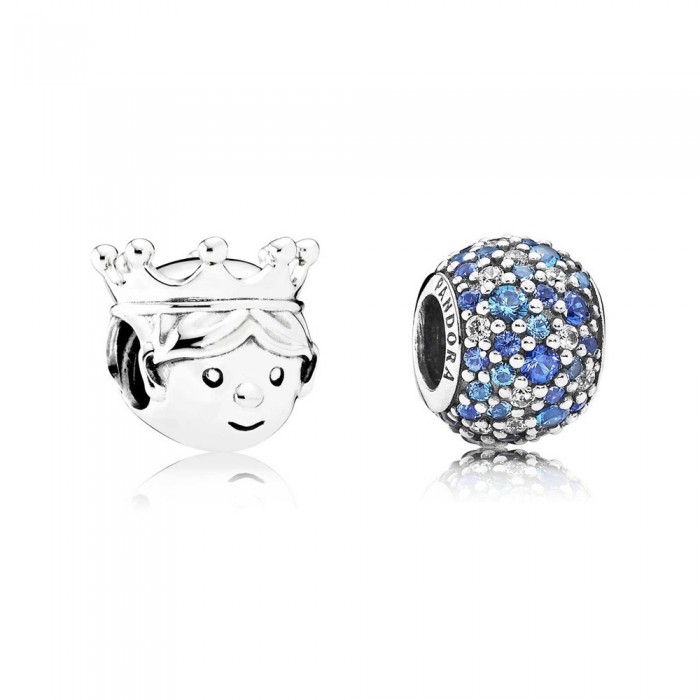 Pandora Charm-Prince Fairytale-Pave CZ-Sterling Silver Outlet