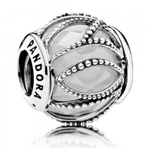 Pandora Charm-Radiant Lines-Cubic Zirconia Outlet