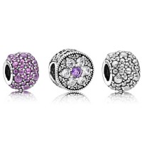 Pandora Charm-Shimme Droplets Floral-Cubic Zirconia Outlet Pandora Charm-Shimme Droplets Floral-Cubic Zirconia Outlet