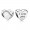Pandora Charm-Silver Ribbon Of Love-CZ Outlet