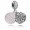 Pandora Charm-Silver Sweet Mother Drop Family Outlet