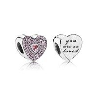 Pandora Charm-So Loved-Pave CZ Outlet Pandora Charm-So Loved-Pave CZ Outlet