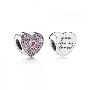 Pandora Charm-So Loved-Pave CZ Outlet