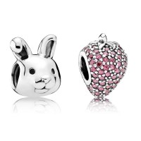 Pandora Charm-Summer Rabbit Animal-Pave CZ Outlet Pandora Charm-Summer Rabbit Animal-Pave CZ Outlet