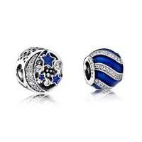 Pandora Charm-Vintage Sky-Cubic Zirconia-Silver Outlet Pandora Charm-Vintage Sky-Cubic Zirconia-Silver Outlet