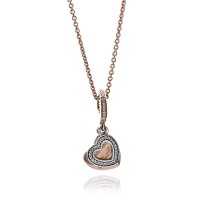 Pandora Necklace-Beloved Mother Family-CZ-Rose Outlet