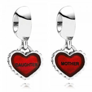 Pandora Necklace-Silver Mother Daughter Family Outlet