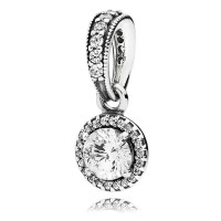 Pandora Necklace-Classic Elegance Pendant-Pave CZ Outlet Pandora Necklace-Classic Elegance Pendant-Pave CZ Outlet