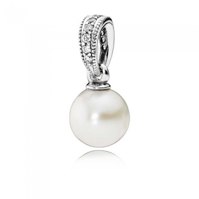 Pandora Necklace-Elegant Beauty Pendant-Silver Outlet