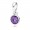 Pandora Necklace-February Birthstone Amethyst Droplet Pendant Outlet
