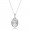 Pandora Necklace-Floral Daisy Lace Floral Pendant-Pave CZ Outlet