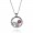 Pandora Necklace-July Petite Memories Birthstone Locket-Silver Outlet