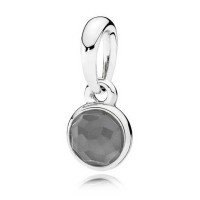 Pandora Necklace-June Droplet Moonstone Birthstone Pendant Outlet Pandora Necklace-June Droplet Moonstone Birthstone Pendant Outlet