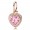Pandora Necklace-Love Heart Pendant-Rose Outlet
