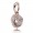 Pandora Necklace-Love Knot Pendant-Rose Gold Outlet