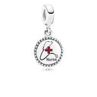 Pandora Necklace-Nurse Dangle-Mixed Enamel Outlet Pandora Necklace-Nurse Dangle-Mixed Enamel Outlet