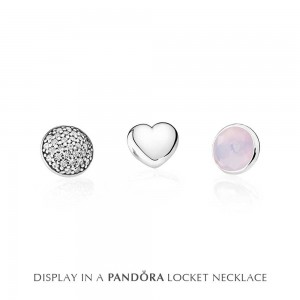 Pandora Necklace-October Petite Memories Birthstone Locket Outlet