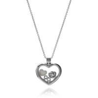Pandora Necklace-Petite Memories Floating Heart-Finite Love Locket Outlet Pandora Necklace-Petite Memories Floating Heart-Finite Love Locket Outlet
