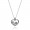 Pandora Necklace-Petite Memories Floating Heart-Finite Love Locket Outlet