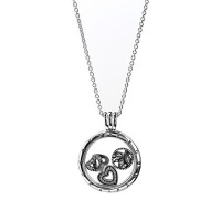 Pandora Necklace-Petite Memories Medium Family Locket Outlet Pandora Necklace-Petite Memories Medium Family Locket Outlet